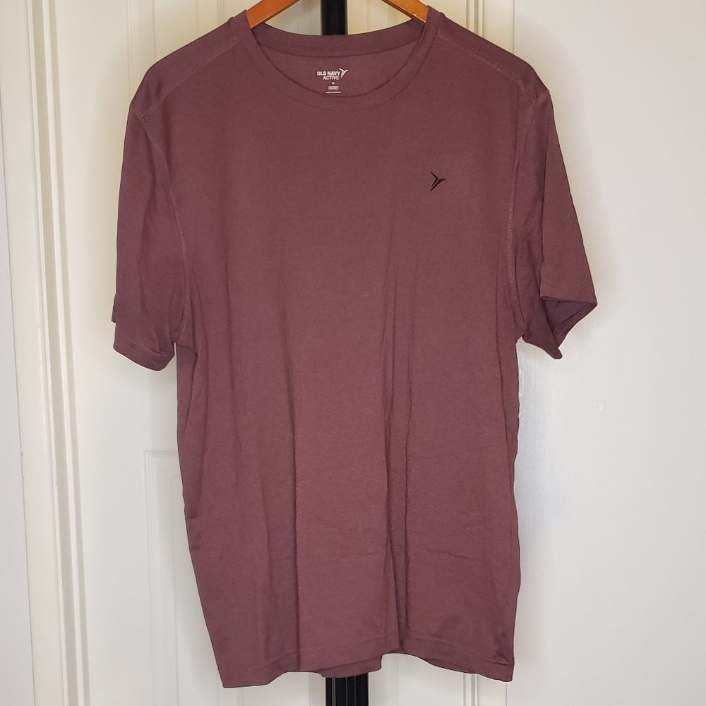 Burgundy Men's Go-Dry Cool Odor-Control Core Tee XL